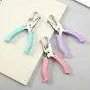 Macaron-colored hand-held nail-lifting pliers, office and financial hand-held nail-lifting devices, wholesale convenient staples and nail removers Specification image